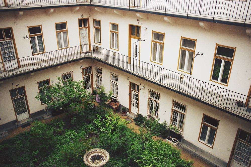 green courtyard budapest