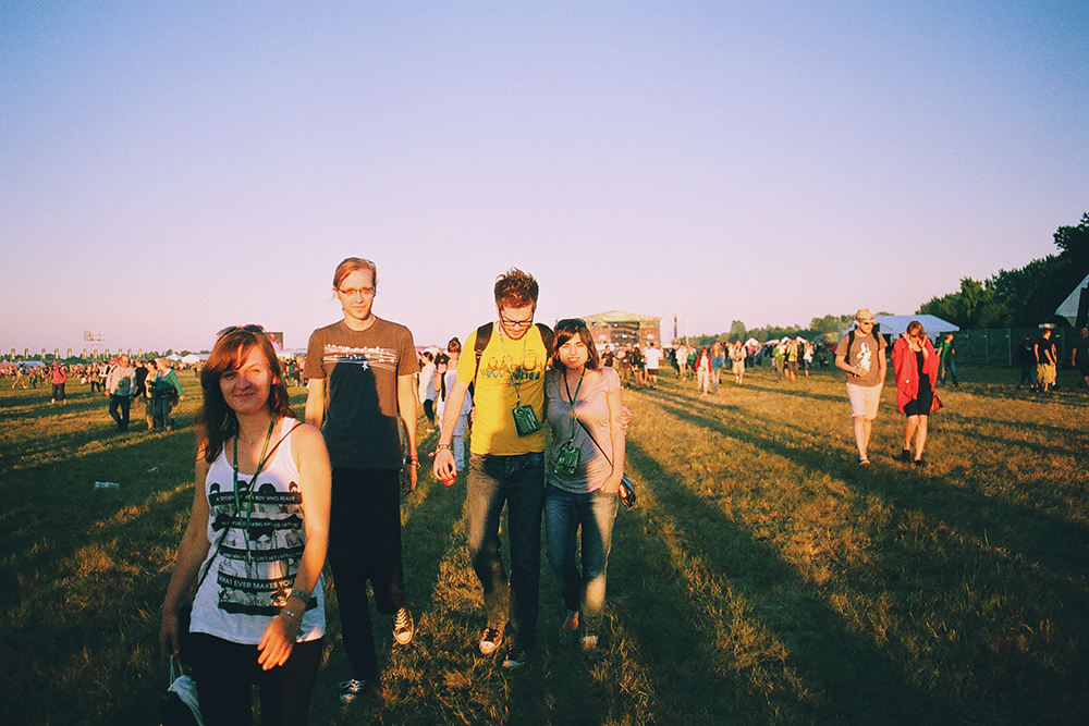 opener festival poland sunset people